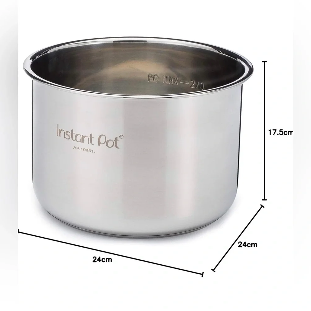 Instant Pot Inner Pot Stainless Steel, 6Qt - Picture 2 of 7